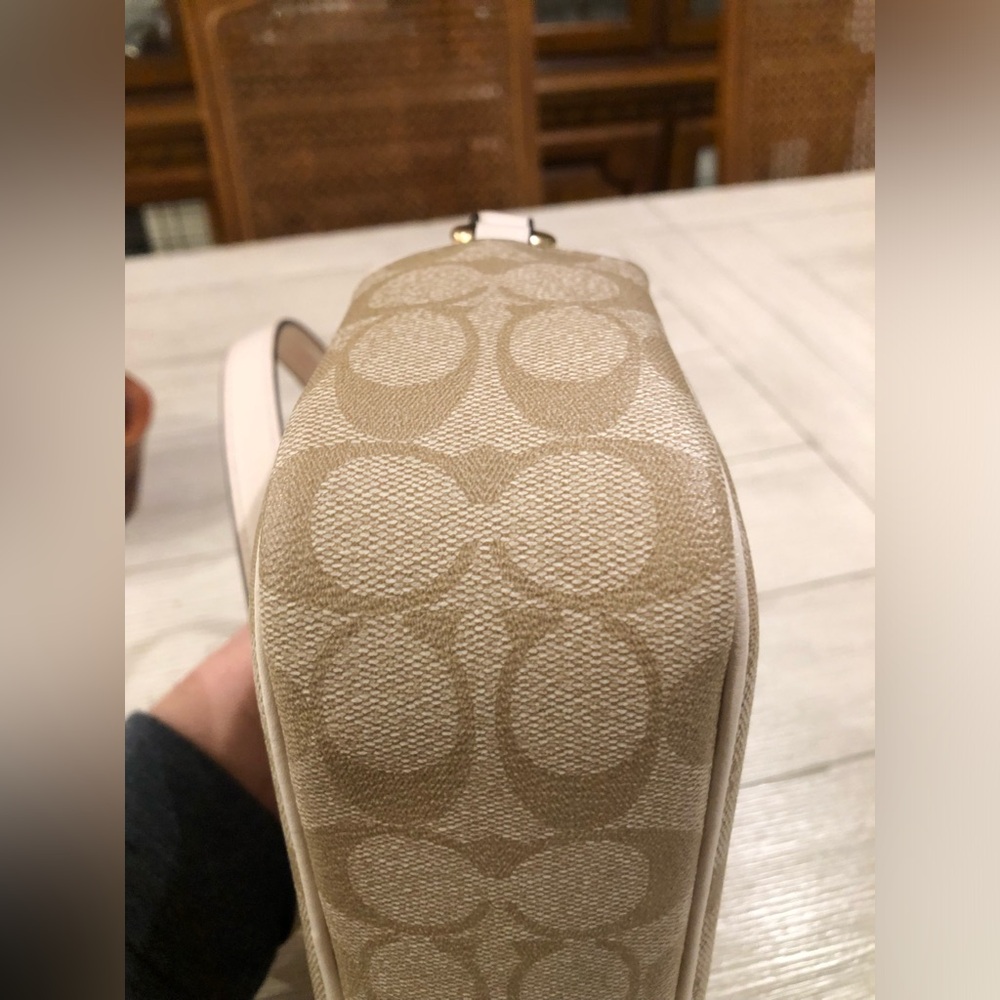 Coach Jamie Camera Crossbody CR135 Signature Canvas Light Khaki Chalk w/hangtag - Picture 5 of 14